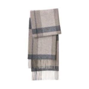 Muji Patterned Wool Woven Stole 60x200cm